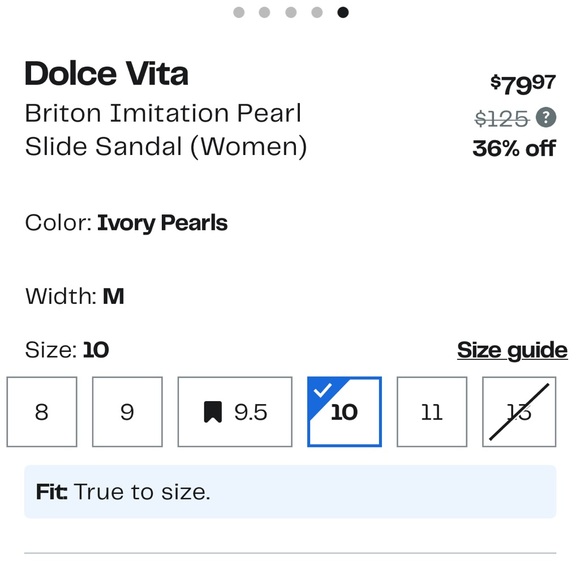 Dolce Vita Briton Slide Sandal - Picture 6 of 9